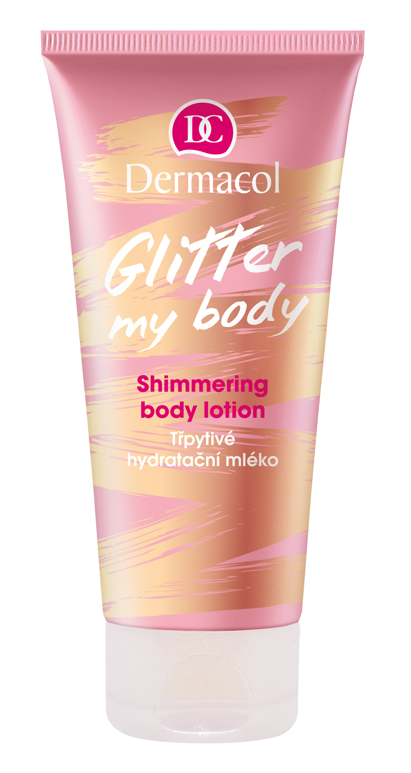 DERMACOL Glitter my body - Třpytivé hydratační tělové mléko 200 ml