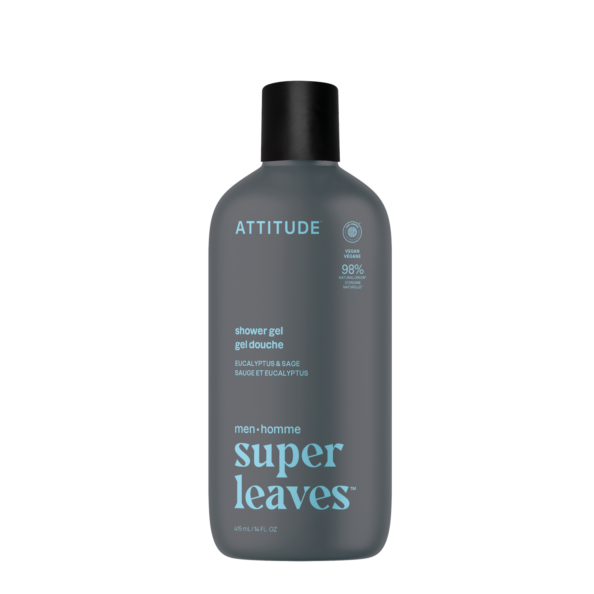ATTITUDE Pánský sprchový gel Super leaves Eukalyptus a Šalvěj 415 ml