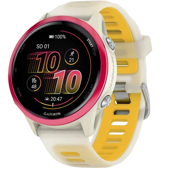 GARMIN Forerunner® 570 - 42 mm Raspberry hliníková luneta
