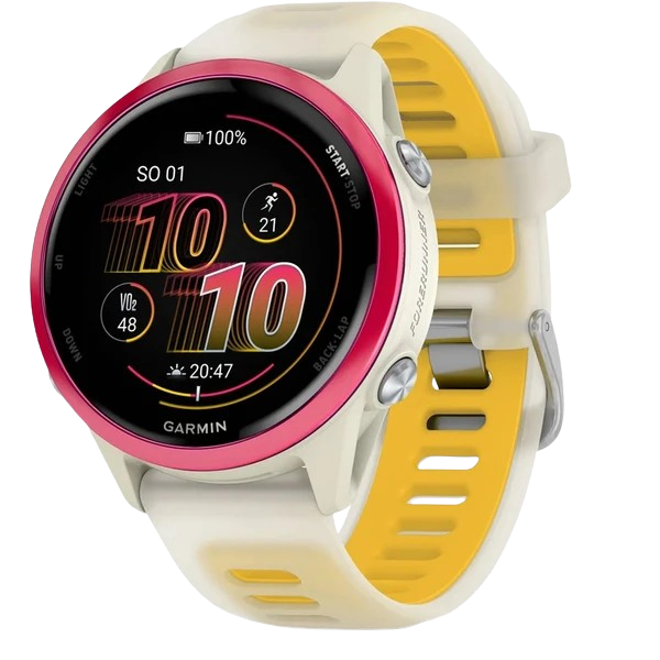 GARMIN Forerunner® 570 - 42 mm Raspberry hliníková luneta