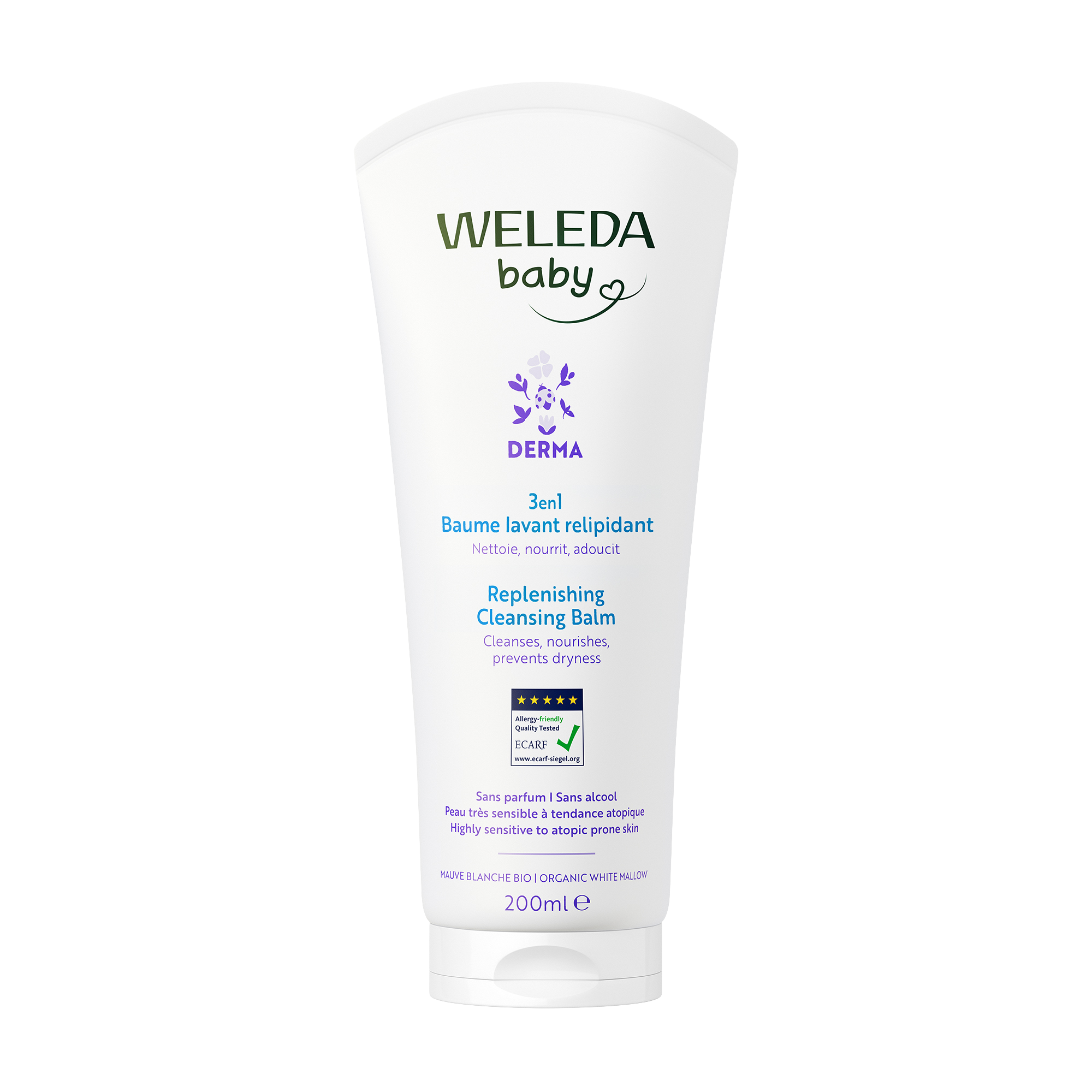 WELEDA 3v1 DERMA Mycí balzám 200 ml