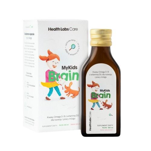 HEALTH LABS CARE My Kids Brain - Omega 3 a 9 pro podporu mozku 100 ml