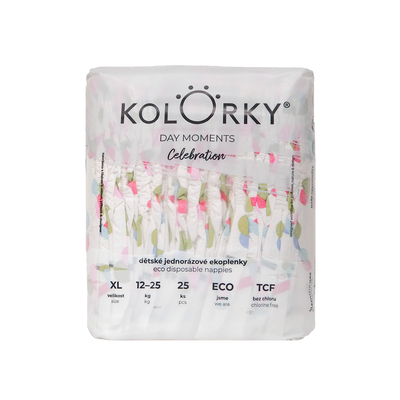 KOLORKY DAY MOMENTS Oslava vel. XL (12-25 kg) 25 ks