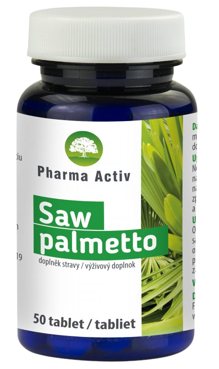 Fotografie PHARMA ACTIV Saw palmetto 50 tablet
