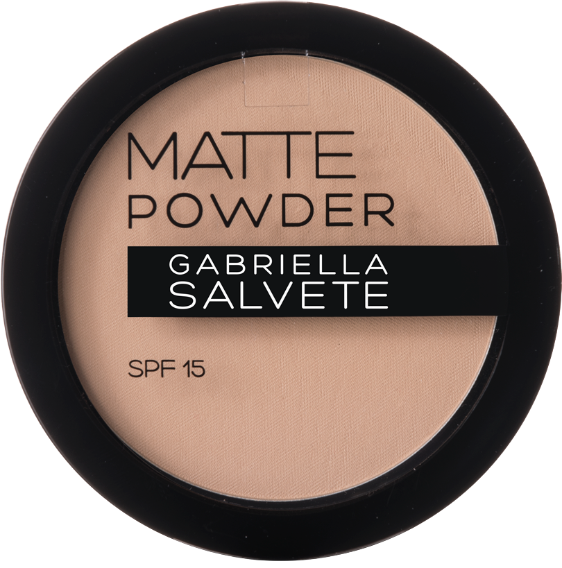 Fotografie Gabriella Salvete Matte Powder SPF15 8 g matující pudr pro ženy 02