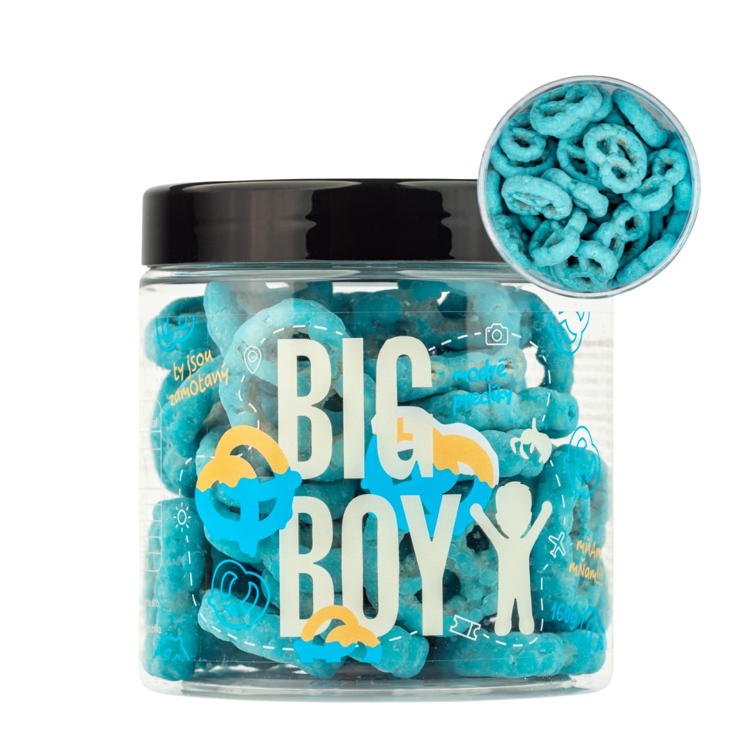 Fotografie BIG BOY Modrý preclík 160 g