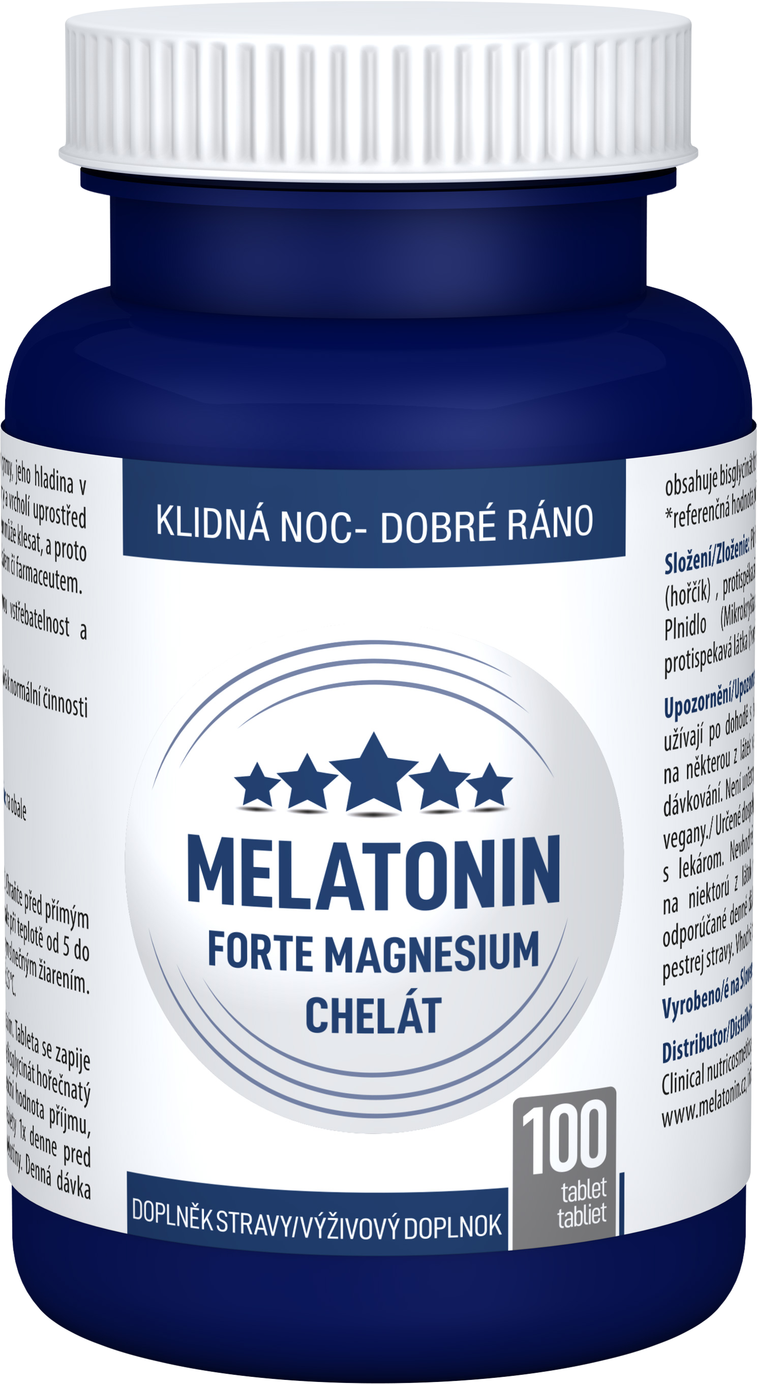 Melatonin Forte Magnesium chelát tbl.100 koupíte na Pilulka.cz