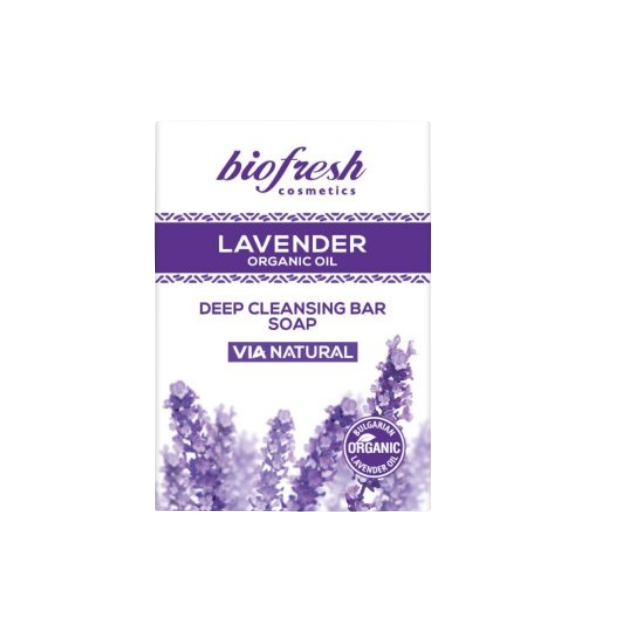 BIOFRESH Hloubkově čistící mýdlo s organickým levandulovým olejem Lavender 100 g