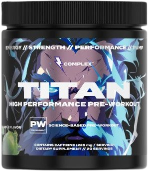COMPLEX Titan Pre-workout - Green Apple 400 g