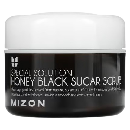 MIZON Čistící peeling s černým cukrem a medem Honey Black Sugar Scrub 90 g