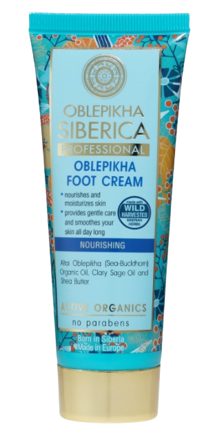 NATURA SIBERICA Rakytníkový krém na nohy výživný 75 ml