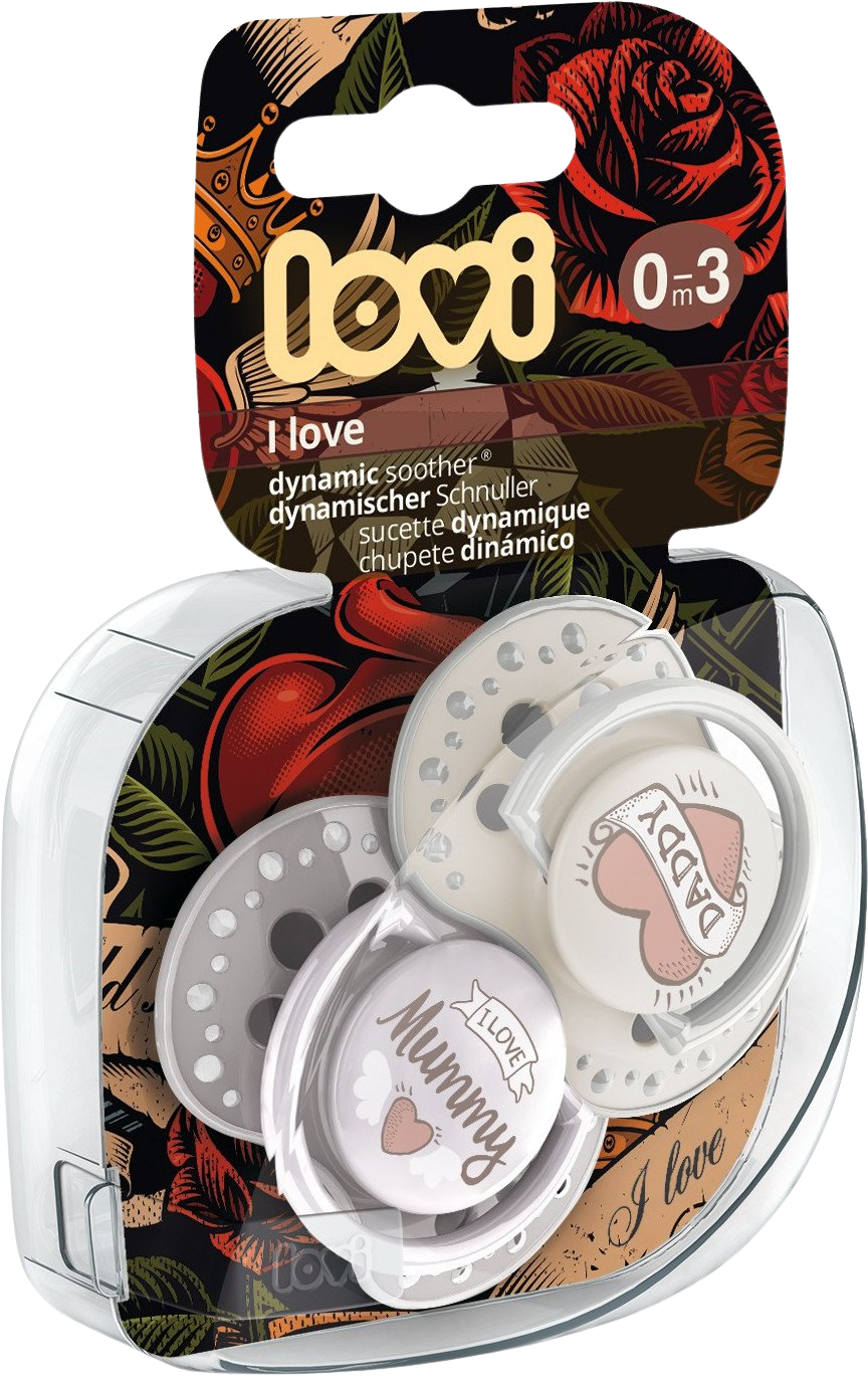 LOVI Cumlík silikónový dynamický i love 0 - 3 m 2 kusy