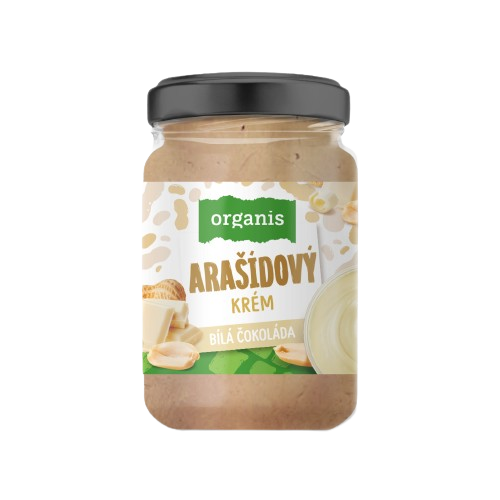 ORGANIS Arašídový krém s bílou čokoládou 920 g