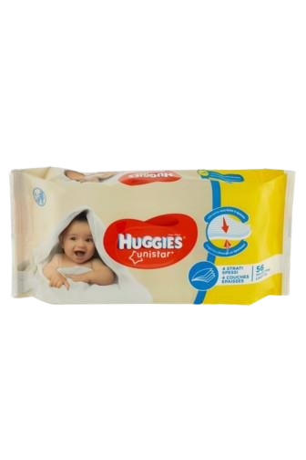 Huggies® Unistar vlhčené obrúsky 56 ks
