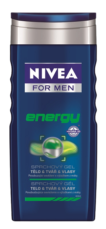 Fotografie Nivea Men Energy sprchový gel, 250 ml Nivea Men