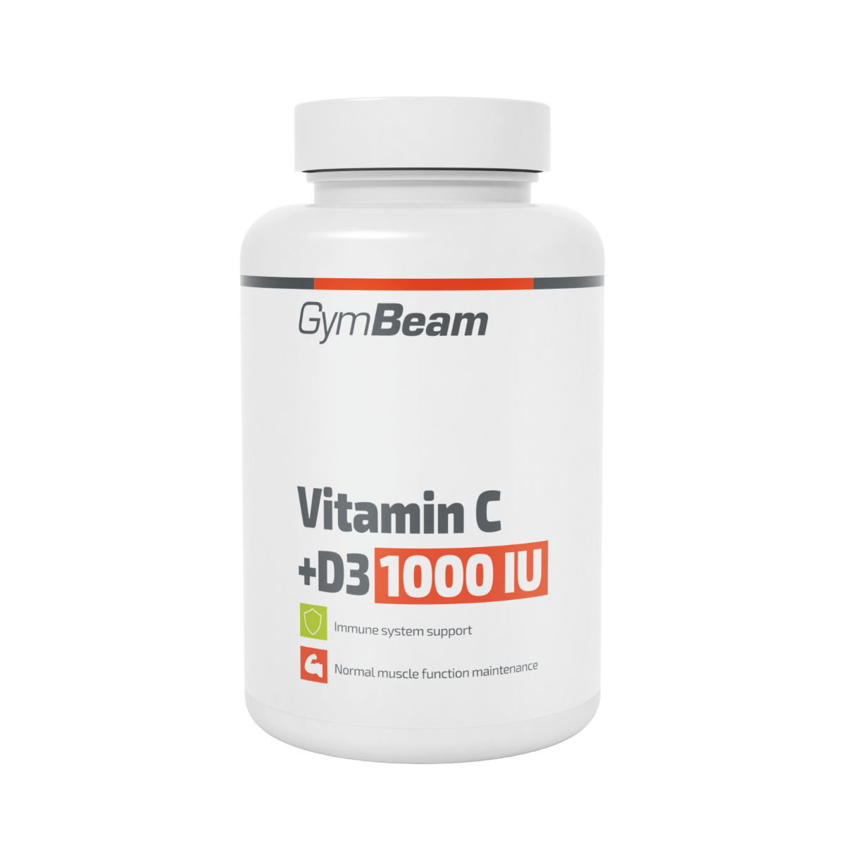GymBeam Vitamín C + D3 1000 IU 90 tablet