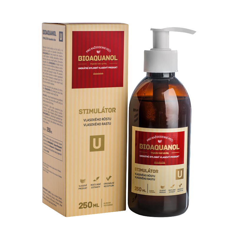 Bioaquanol U stimulátor vlasového růstu 250 ml