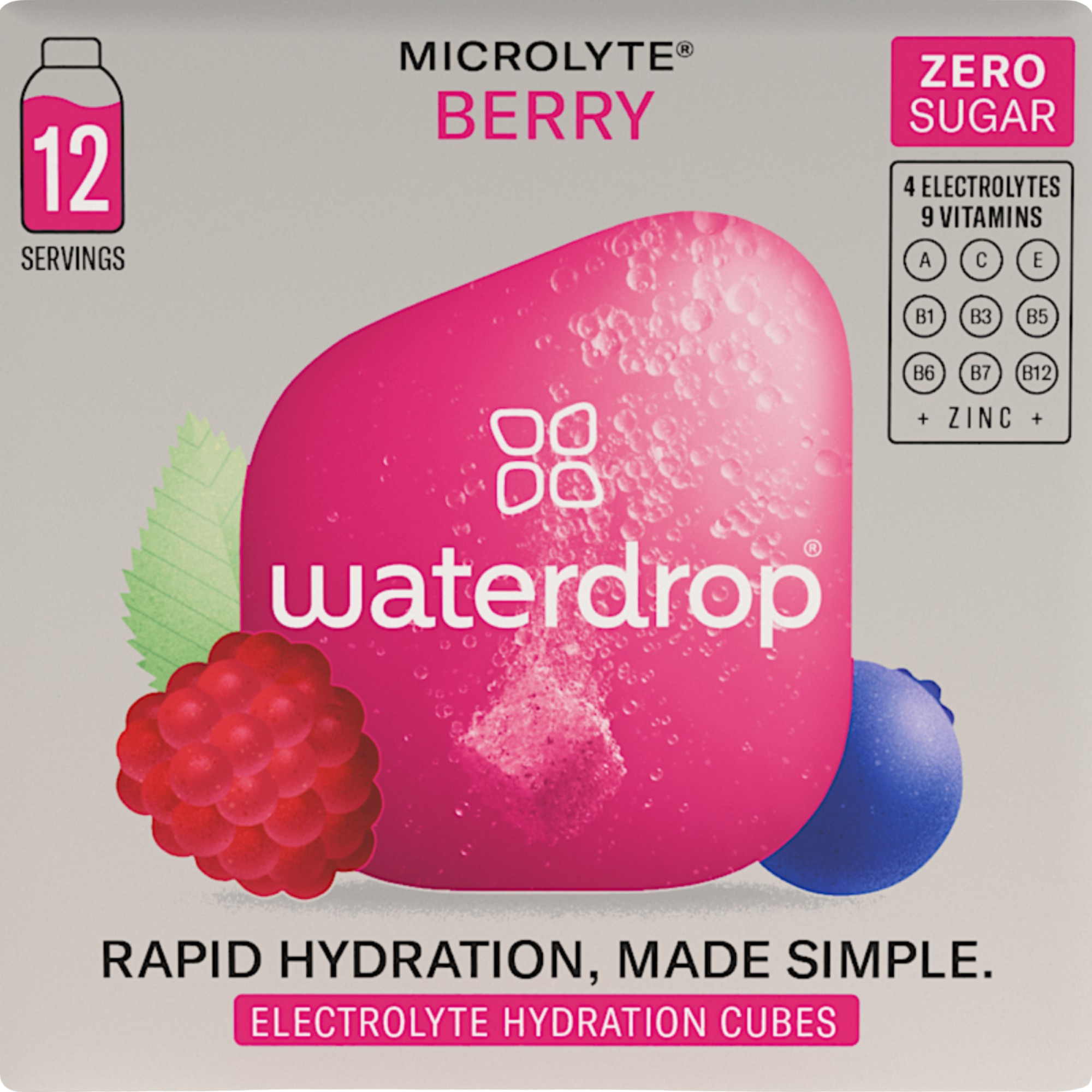 WATERDROP Microlyte Berry 12 ks