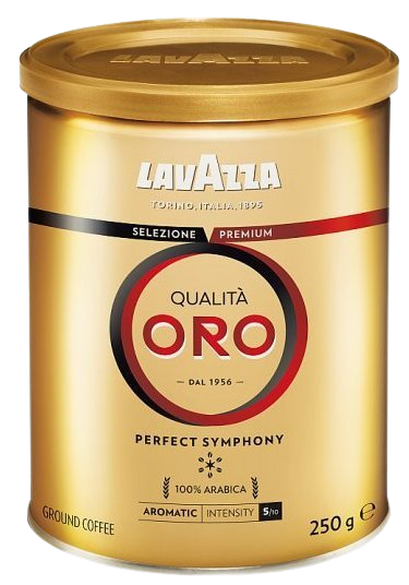 LAVAZZA Kvalita Oro mletá káva v plechovke 250 g