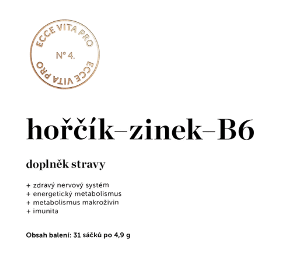 Ecce Vita Hořčík Zinek B6 31 sáčků