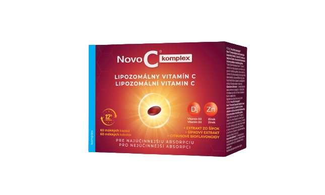 Fotografie NOVO C Novo C komplex C, D a Zinek 3v1 měkké tob. 60 60 tobolek
