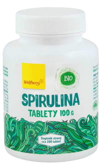 Fotografie Wolfberry Spirulina BIO 100g 200 tablet