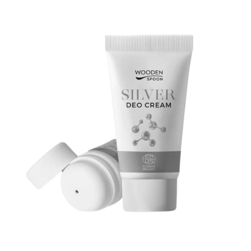 Fotografie WOODENSPOON Organický krémový deodorant s mikrostříbrem 40 ml