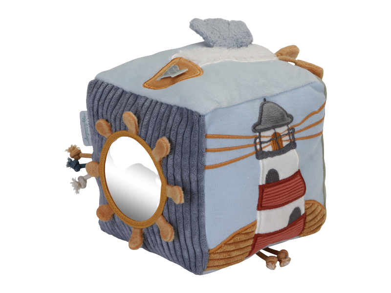 Fotografie LITTLE DUTCH Kostka plyšová Námořnický záliv