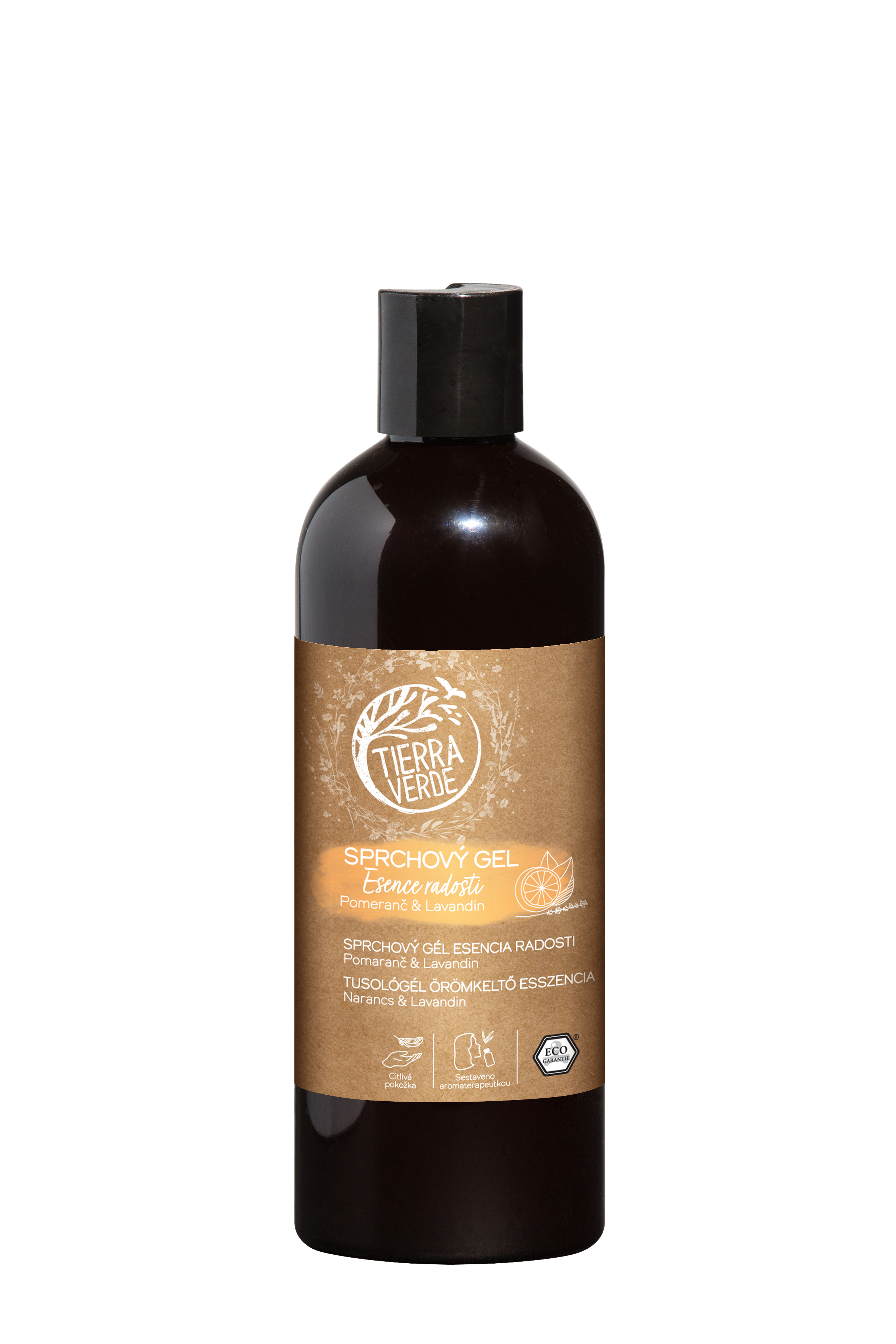 TIERRA VERDE Sprchový gel - Esence radosti (lahev) 500 ml