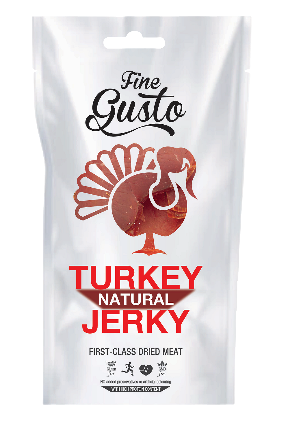 Fine Gusto Krůtí Jerky Natural 100 g