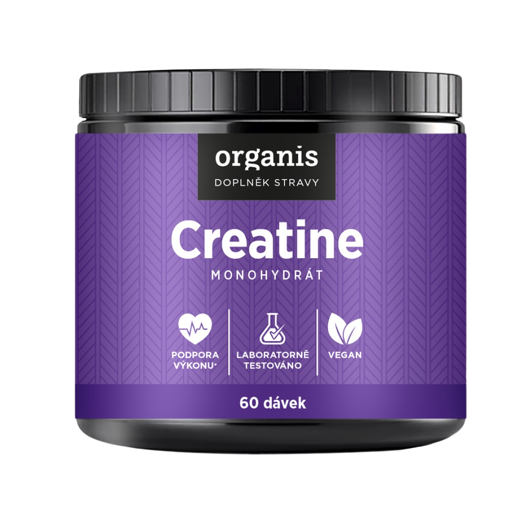 Organis Creatine Monohydrate prášok na podporu športového výkonu 300 g kúpite na Pilulka.sk