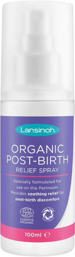 Lansinoh Organický uklidňující sprej na hráz po porodu 100 ml
