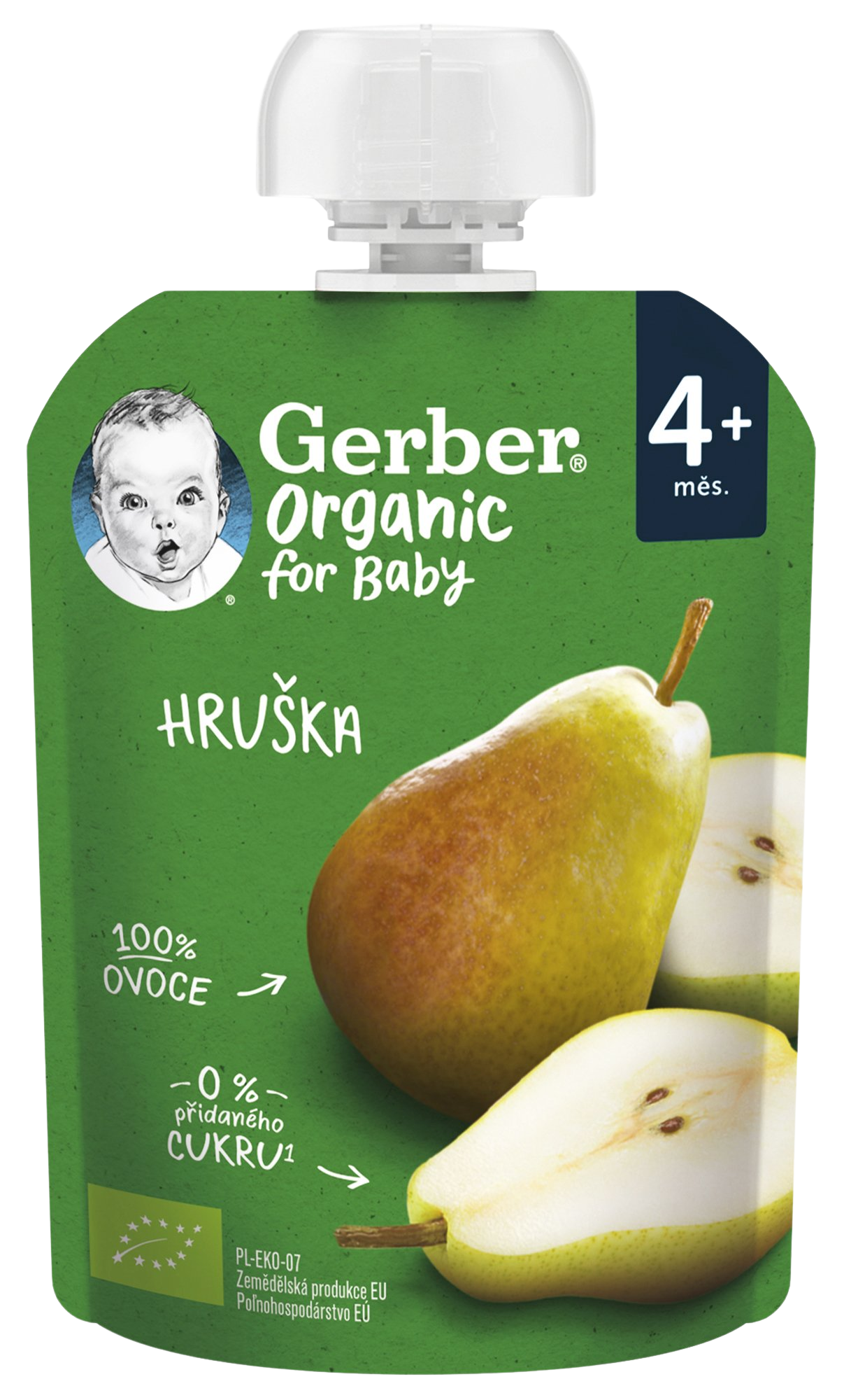 Gerber Organic kapsička hruška 90 g