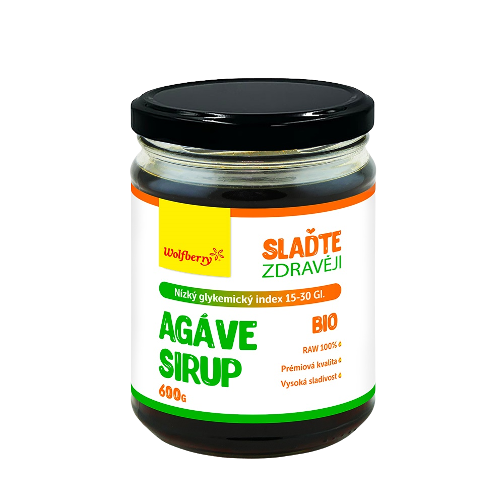 WOLFBERRY Agáve sirup BIO Premium 600 g
