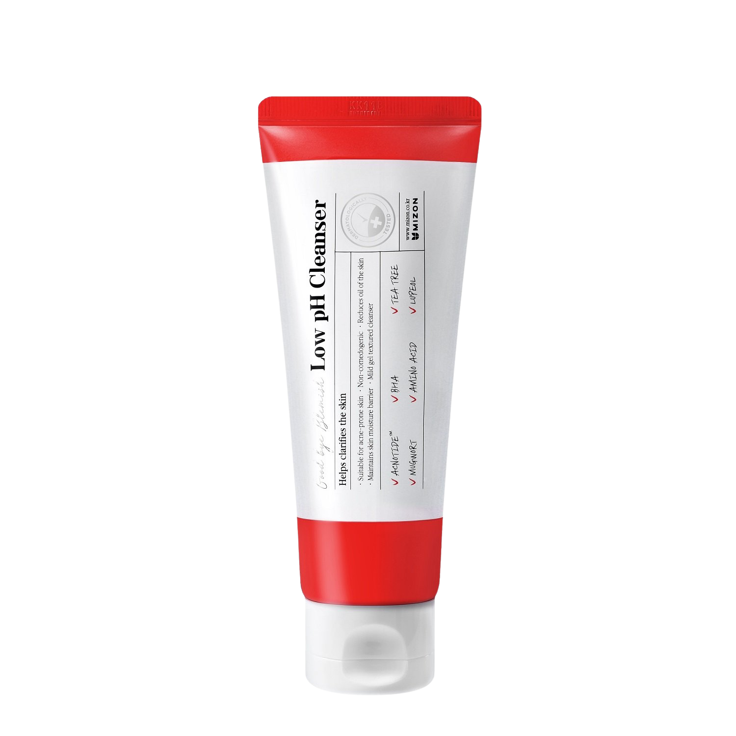 Fotografie Mizon Čisticí pěna na pleť se sklonem k akné Goog Bye Blemish (Low pH Cleanser) 100 ml Mizon A132:kMZ096