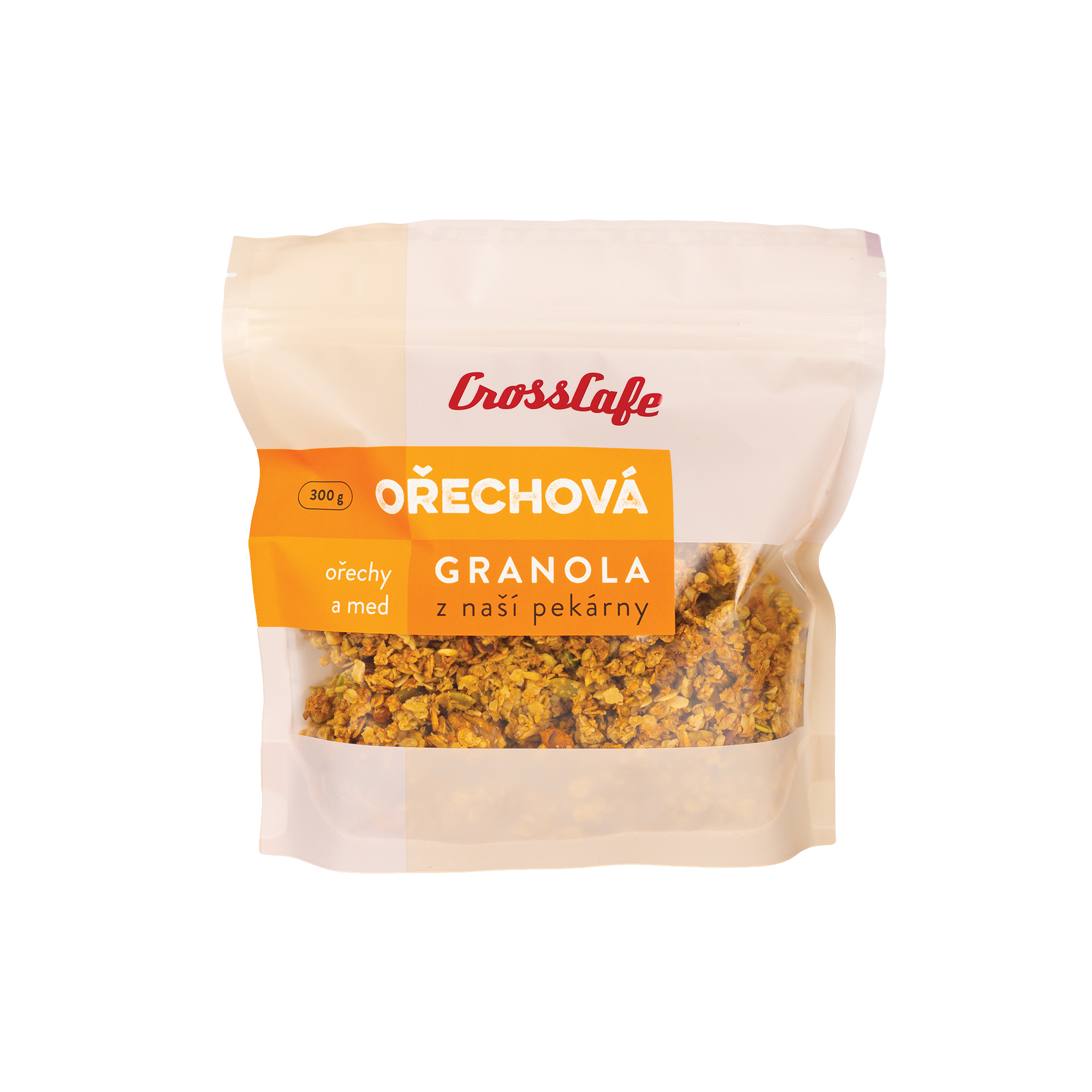 Fotografie CROSSCAFE Granola ořechová 300 g