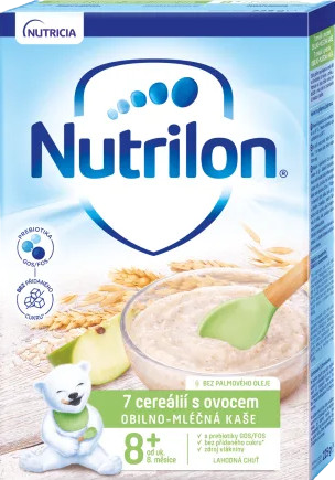 Nutrilon Dieťa Obilno Mliečna Kaša 7 Cereálií S Ovocím 225 G