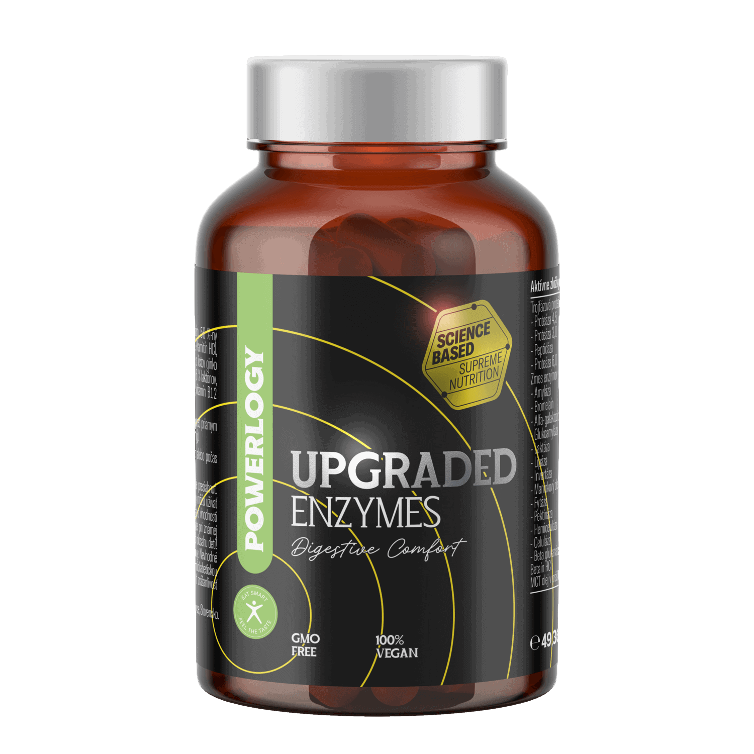 Fotografie POWERLOGY Upgraded Enzymes 60 kapslí