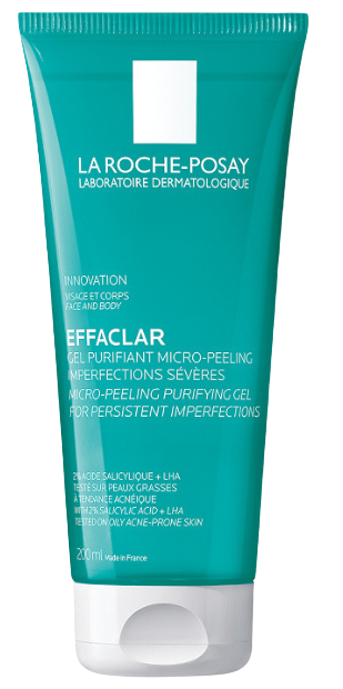 Fotografie La Roche-Posay Effaclar Čisticí peelingový gel pro mastnou a problematickou pleť 200 ml