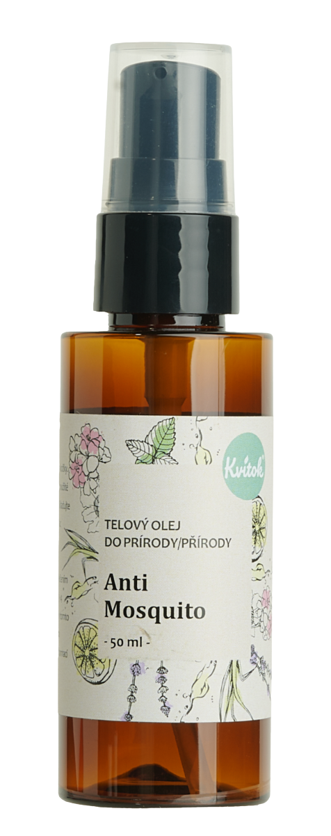 Fotografie Kvitok Repelentní tělový olej Anti Mosquito 50 ml