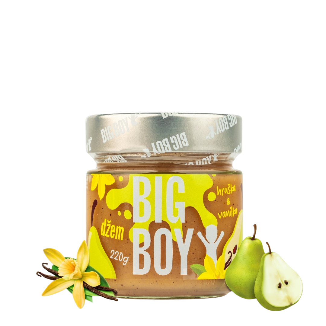 Fotografie BIG BOY Hruškový džem s vanilkou 220 g