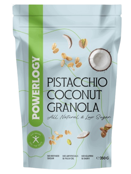 POWERLOGY Granola Pistacchio Coconut 350 g