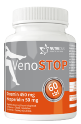 Fotografie VenoSTOP - Diosmin 450mg/Hesperidin 50mg tbl.60 Nutricius