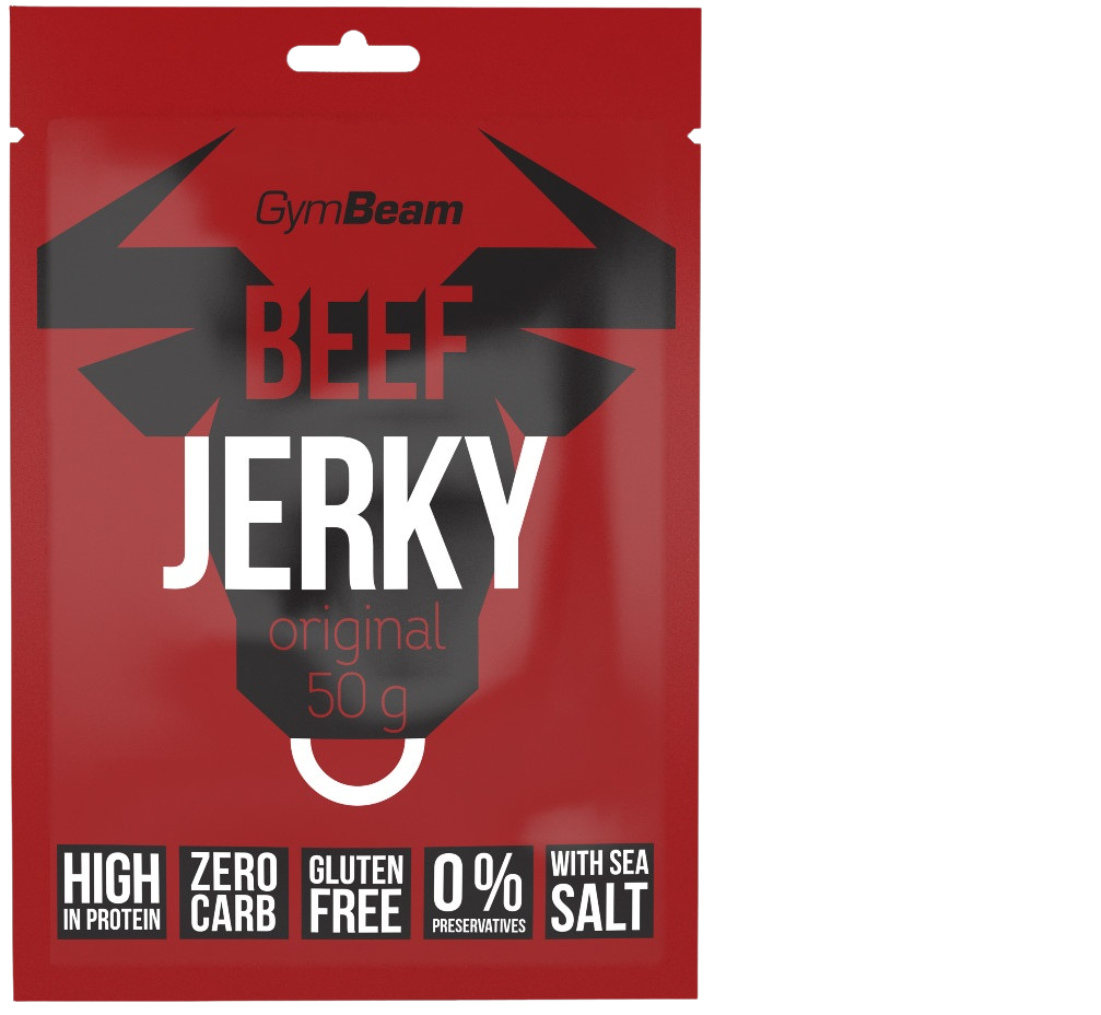 GYMBEAM Beef Jerky 10 x 50 g