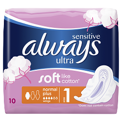 Always DHV Ultra Sensitiv Normal Plus single 10 ks