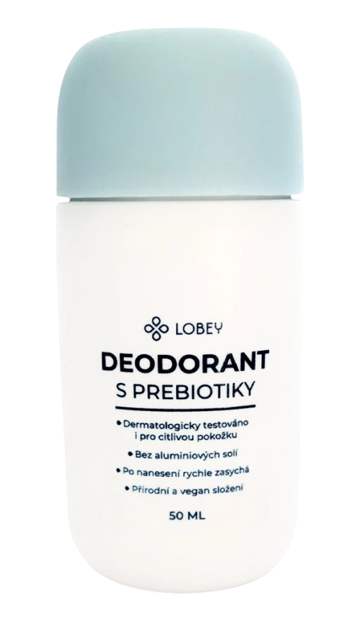 Fotografie LOBEY Deodorant s prebiotiky 50 ml