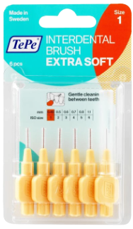 TEPE medzizubné kefky 0,45mm EXTRA SOFT 8 ks