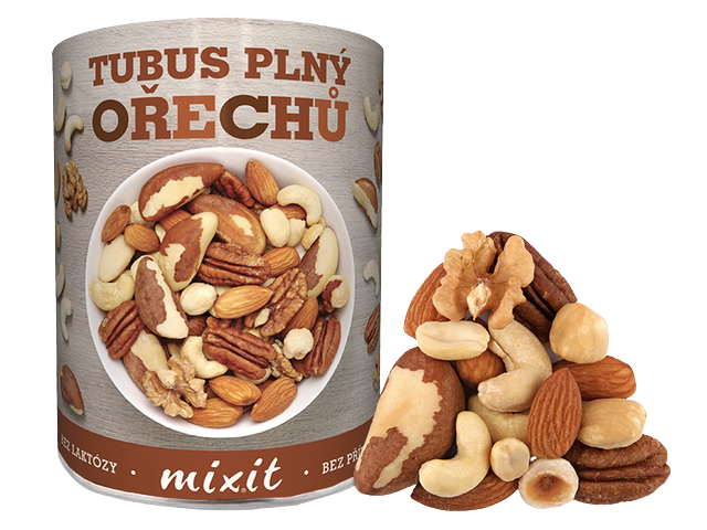 Mixit Tubus plný ořechů 400 g