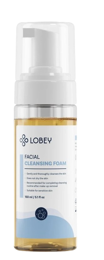 Fotografie LOBEY Obličejová mycí pěna 150 ml