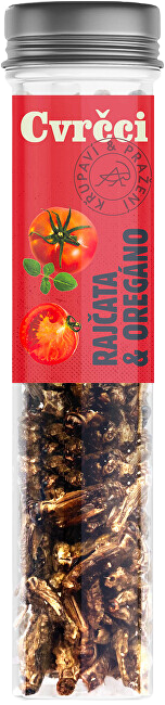 Fotografie Sens Křupaví & pražení cvrčci - Rajče & Oregáno 20 g